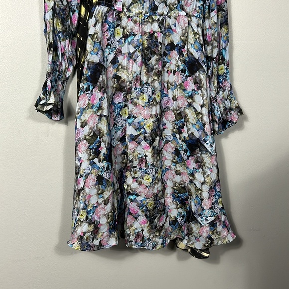 Preen Line floral & check dress knee length size small- like new - Picture 6 of 16